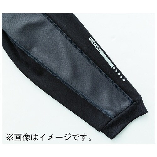 ZIP長袖ポロ シロ 4L #1720−