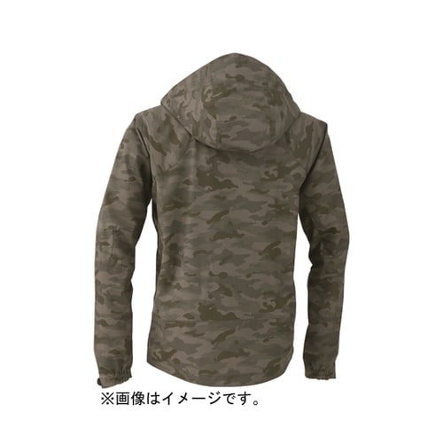 ジャケット 迷彩灰 XL #9477−4