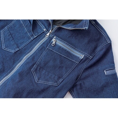 長袖ブルゾンインディゴLL #9818−