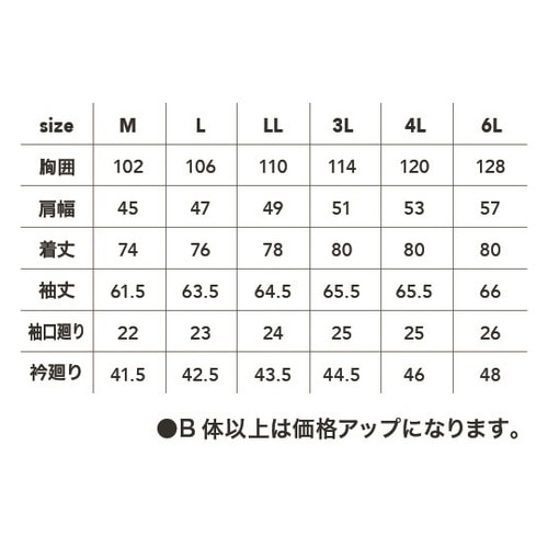 デニシャン長袖シャツインディゴLL #9