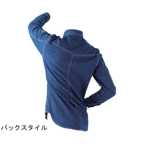 長袖ワイヤーシャツインディゴM #981