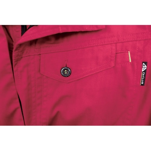 レディース長袖ツナギ Dレッド L #2