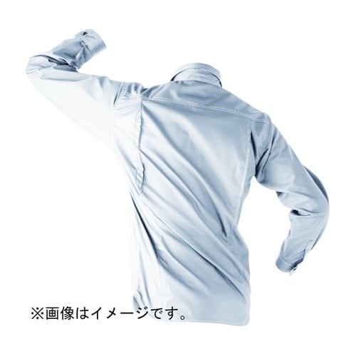 ドビー長袖シャツ アッシュ灰4L #29