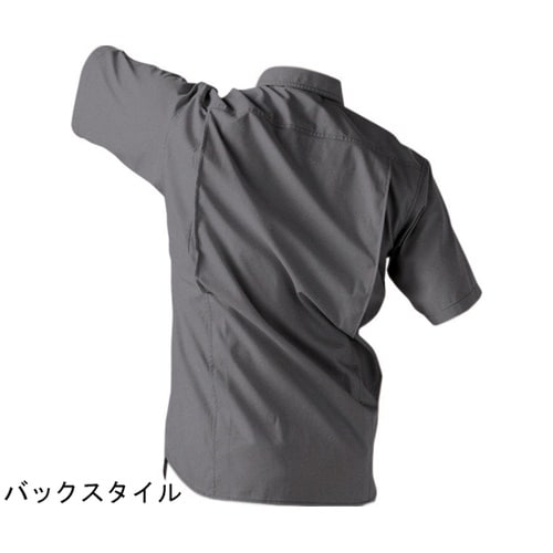 ドビー半袖シャツ オリーブ 4L #29