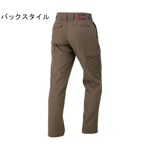 ノータックカーゴパンツ キャメル 91