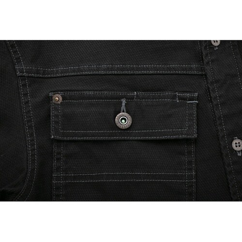 長袖シャツ 紺 黒 M #8051−81