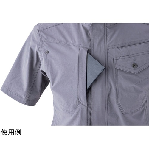 半袖ブルゾン L 灰 L #8307−8