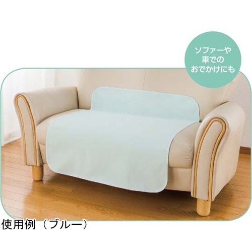 パイル防水シーツ 小 クリーム 75×9