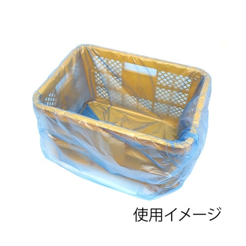 ポリ袋 コンテナ用 ブルー 100枚入