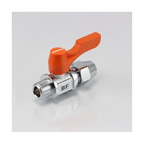 R 1/4”x 8.0mm ボールバルブ