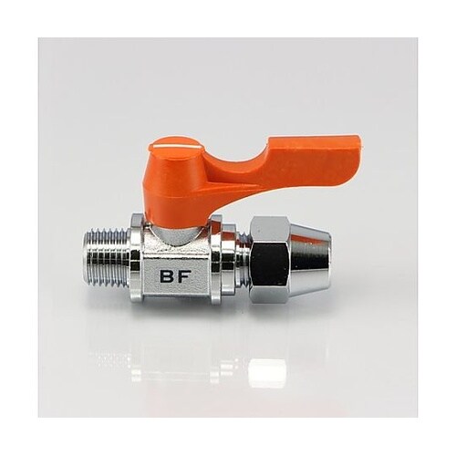 R 1/4”x 8.0mm ボールバルブ
