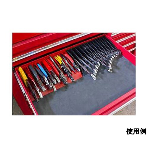 273x45mm プライヤーラック(赤)