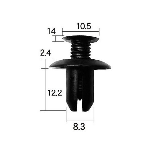 プッシュリベットクリップ(01553−0