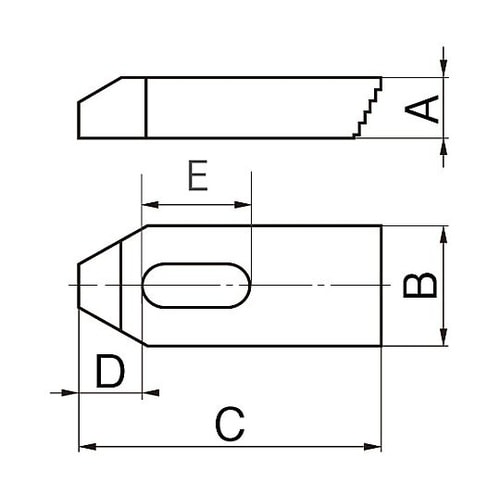 M 8x 60mm ステップクランプ E
