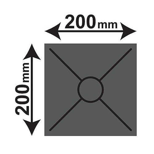 200x200x1680mm タンパー(