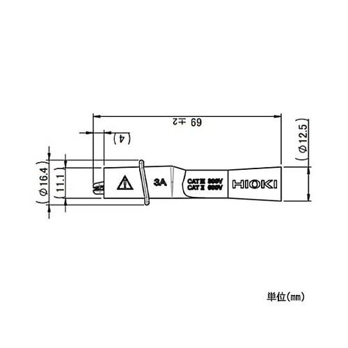 小型ワニ口クリップ EA707A−63