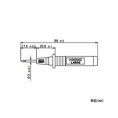 ピン式テストプローブ EA707A−66