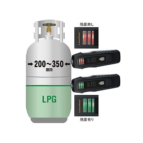 φ200−350mm LPガス残量チェッ