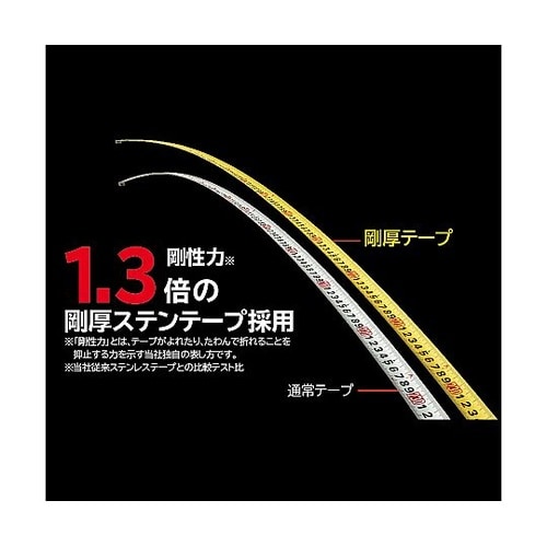 25mmx5.0m メジャー(ステンレス