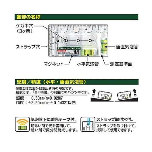 95x51x13mm 電工取付枠レベル