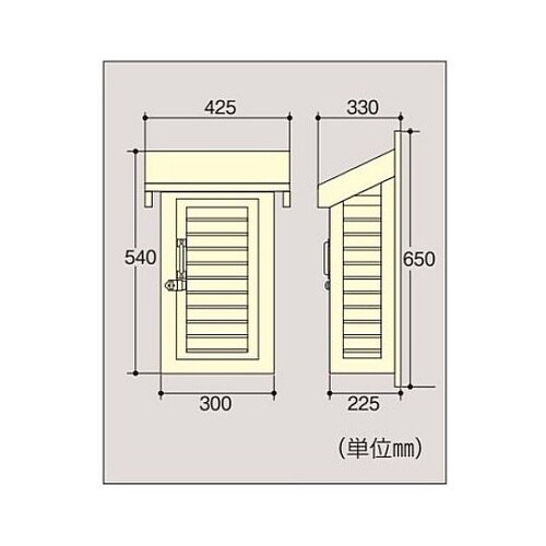 200x127x390mm(内寸) 百葉
