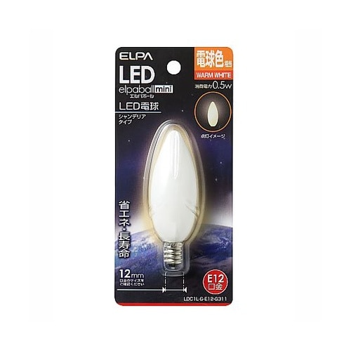 AC100V/0.5W/E12 LEDシ