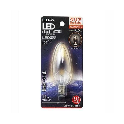 AC100V/0.5W/E12 LEDシ