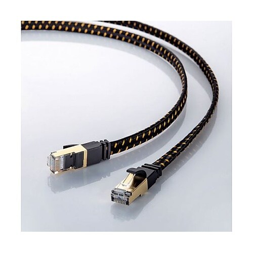 1 m フラットLANケーブル(CAT8