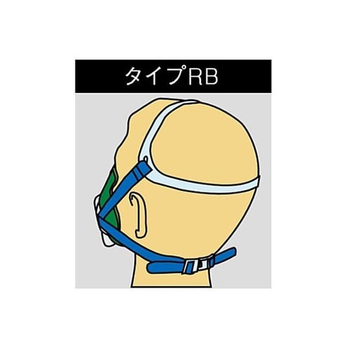 直結型防毒マスク(防塵併用/1缶式) E
