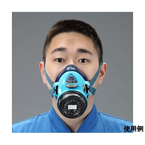 直結型防毒マスク(防塵併用/1缶式) E