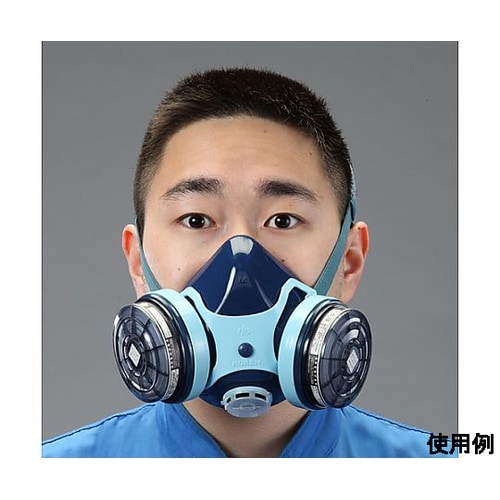 直結型防毒マスク(防塵併用/2缶式) E