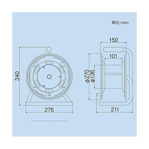 AC125V/15A/30m コードリー