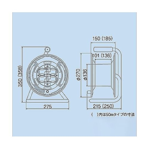 AC125V/15A/30m コードリー