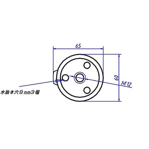 パイプジョイント(φ100ブレーキキャス