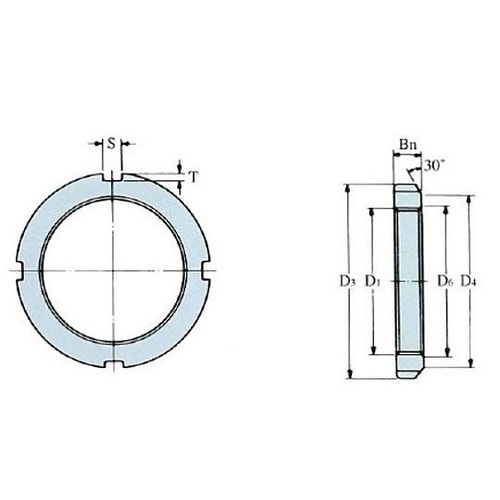 M140x 2.0 ベアリングナット(A