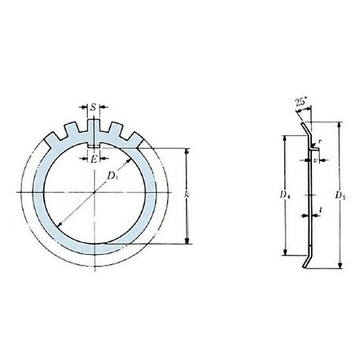 M 70 軸受ユニット用アダプタナット・