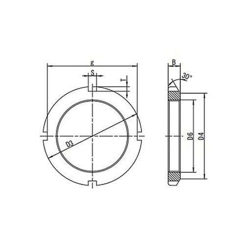 M140x2.0 ベアリングナット(AN
