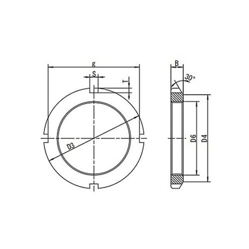 M150x2.0 ベアリングナット(AN