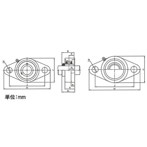 MUCFL203/ 17mm ひしフラン
