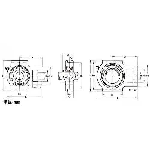 UCT208/ 40mm テークアップ形