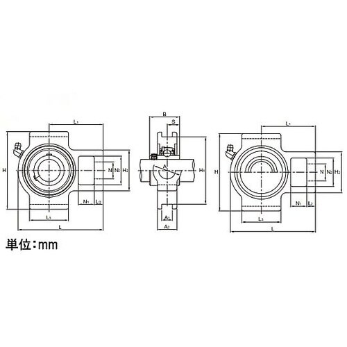 MUCT205/ 25mm テークアップ