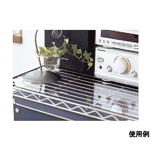 742x431mm メタルラック硬質クリア