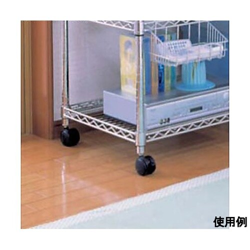 φ25mm用 メタルラックキャスター(4