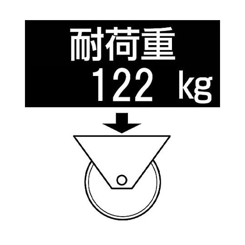 100mm キャスター(自在金具・ねじ式