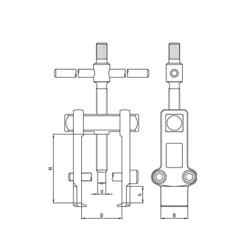 アマチュアベアリングプーラ AB2N