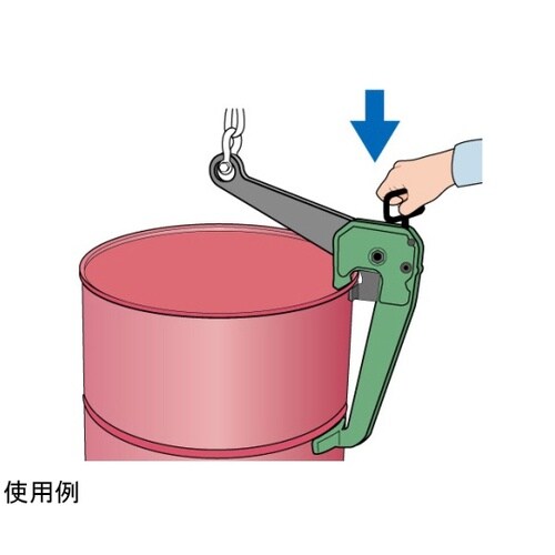 ドラムリフトクランプ DLC0.5V