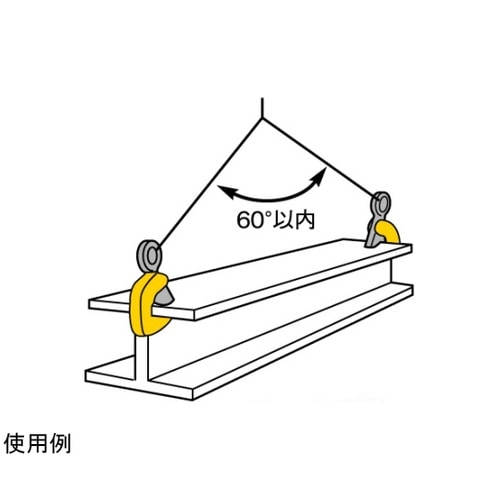 水平横吊クランプ HPC0.5N