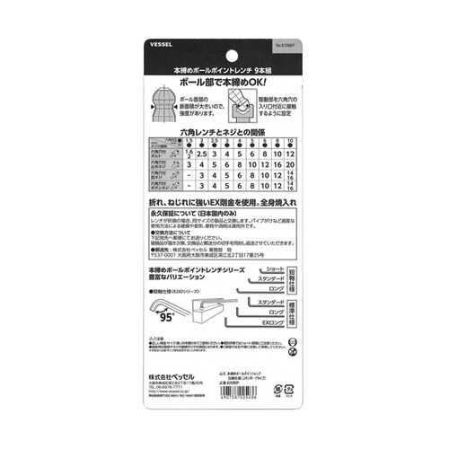 本締めBPレンチ短軸 8209BP