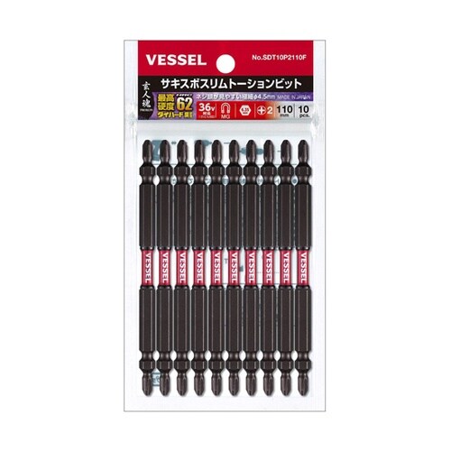 サキスボスリムトーションビット10本 S