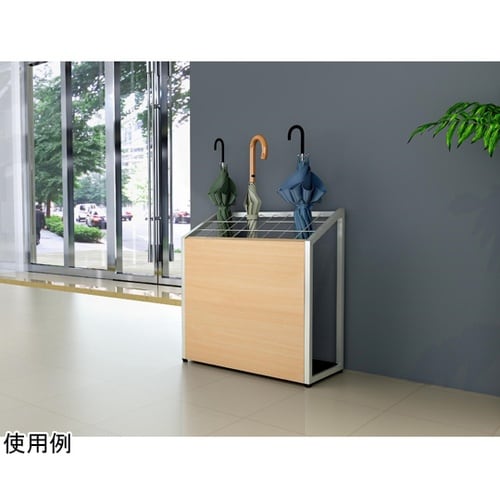 傘立て600 グレー脚 ナチュラル天板